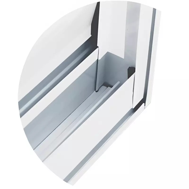 Janela de Alumínio Branco Veneziana de Correr 3 Folhas Com Grade Brim - 1