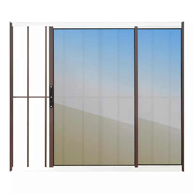 Janela de Alumínio Mix Corten Vitro de Correr 2 Folhas Com Grade Brim - 0