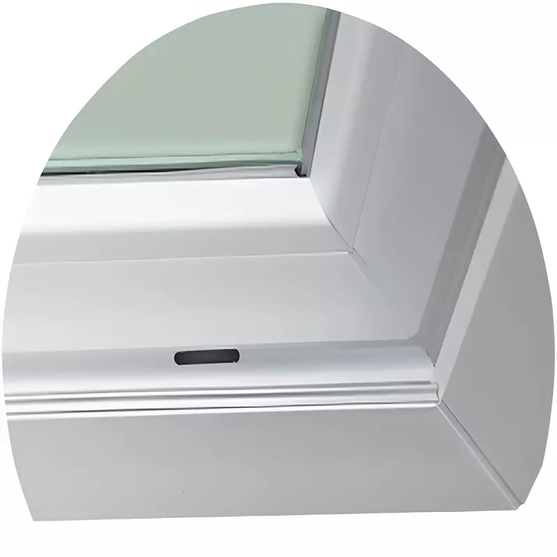 Janela de PVC Branco Vitro de Correr 2 Folhas Móveis e Fechadura Sem - 2