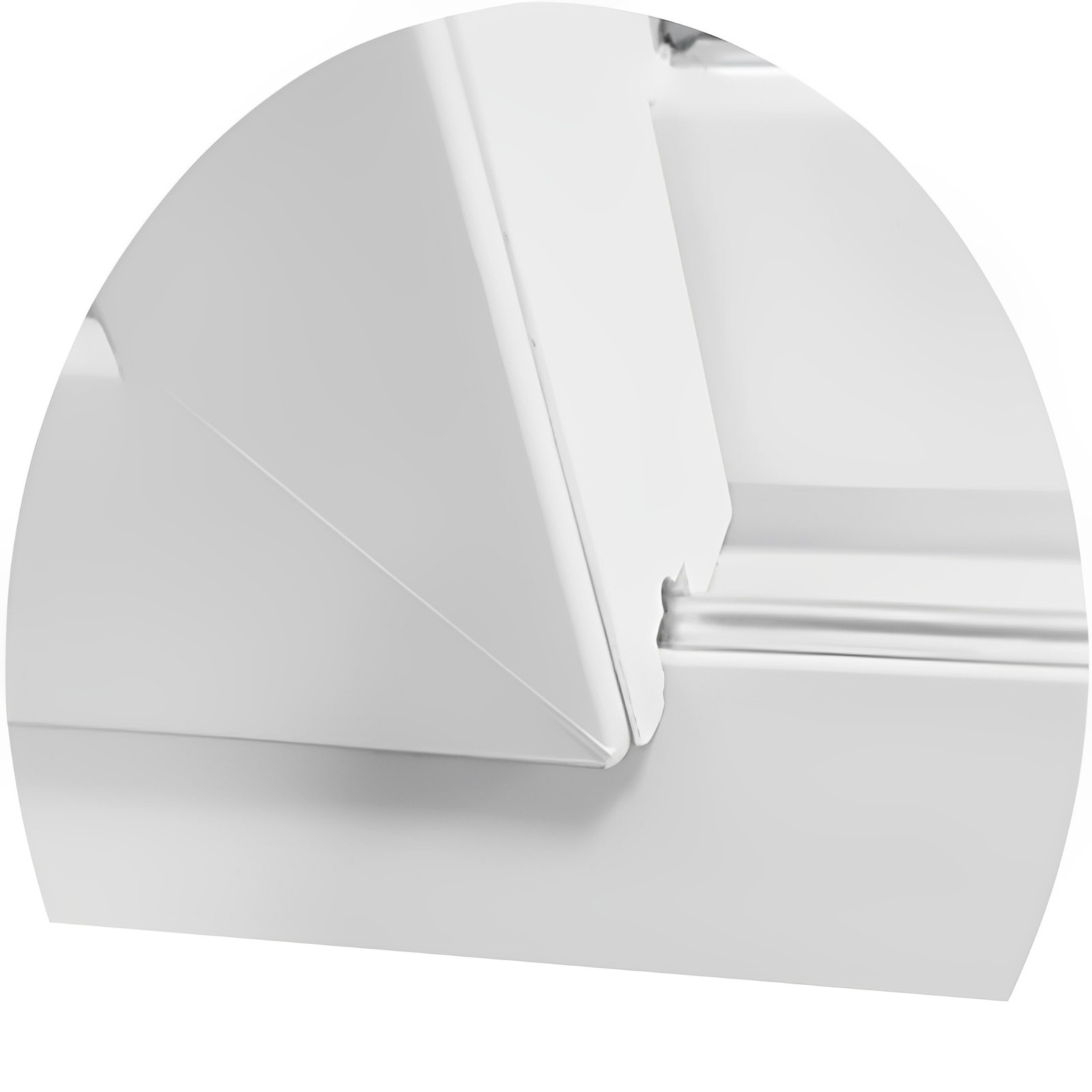 Janela de PVC Branco Vitro de Correr 2 Folhas Móveis Com Persiana Inte - 3