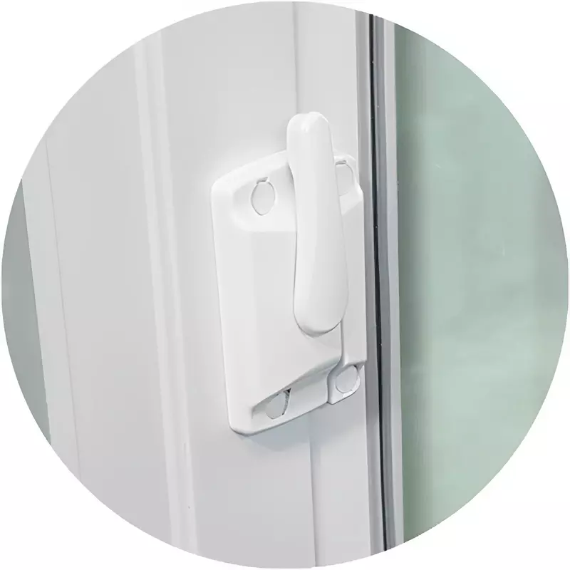 Janela de PVC Branco Vitro de Correr 2 Folhas Móveis Com Persiana Inte - 1
