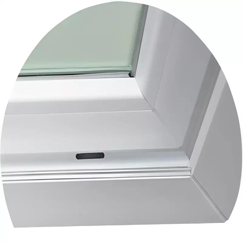 Porta Balcão de Correr de PVC Branco 2 Folhas Móveis e Fechadura Bri - 2