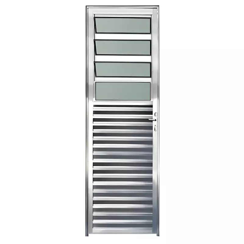 Porta de Alumínio Brilhante de Cozinha Basculante Brimak Esquadrias L - 1