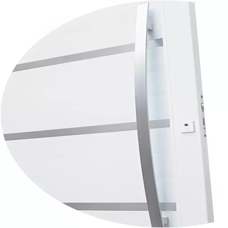 Porta Pivotante de PVC Branco Premium com Puxador Brimak Esquadrias Li - 2