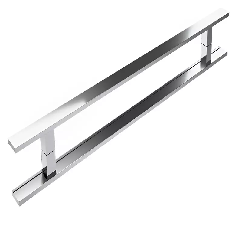 Porta Pivotante de PVC Branco Visione com Puxador Brimak Esquadrias Li - 3