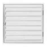 Porta Abrigo Alçapão Sem Ventilação de Alumínio Branco Brimak Esquadrias Linha Plus