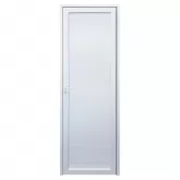 Porta de PVC Branco Palheta Brimak Esquadrias Linha Itec