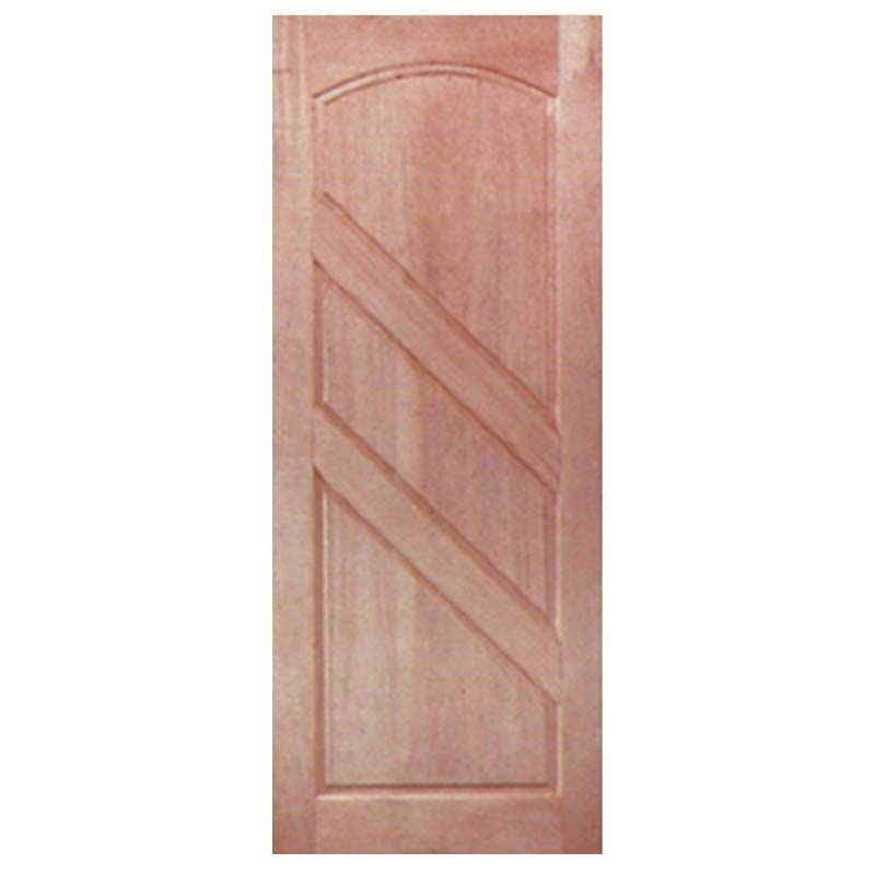 Porta de Madeira Maciça 03 Almofadas Diagonal Casmavi de Cedro Arana - 0