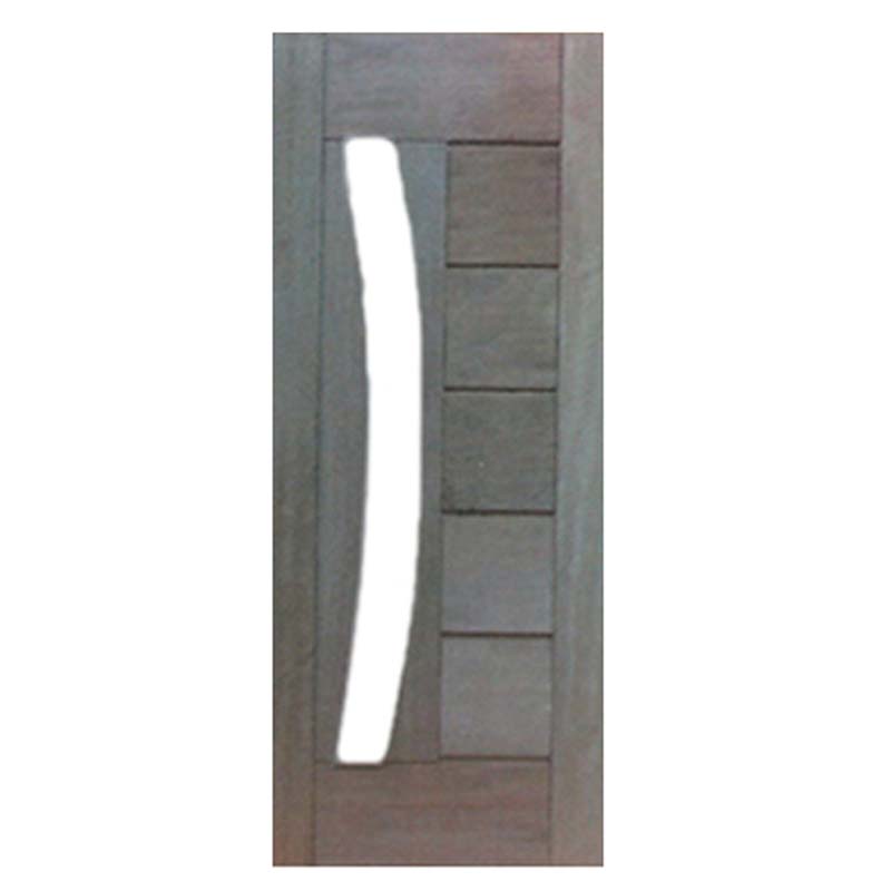 Porta de Madeira Maciça BBB Para Vidro Em Arco Casmavi de Cedro Arana - 0