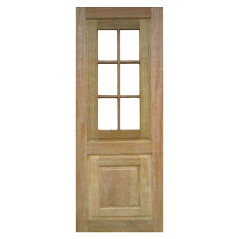Folha de Porta de Madeira Maciça CSMV 2 Para Vidro Casmavi de Cedro Arana