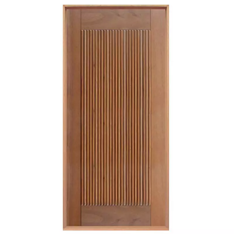 Porta Pivotante Barcelona de Madeira Maciça Reto de Cedro Arana Batentes de 14 CM Casmavi