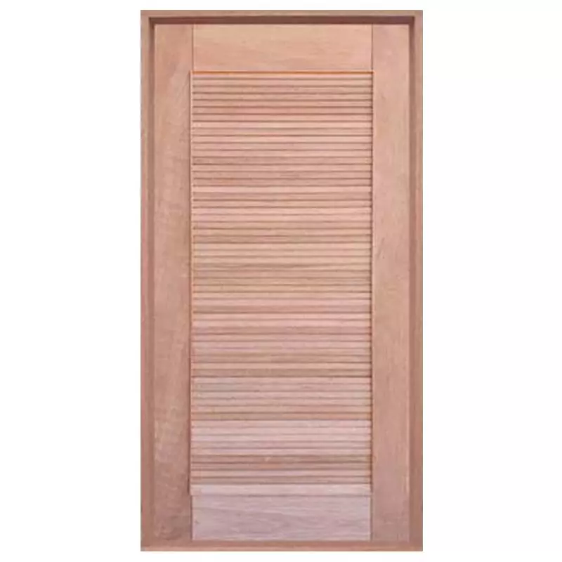 Porta Pivotante Tóquio de Madeira Maciça Reto de Cedro Arana Batentes de 14 CM Casmavi