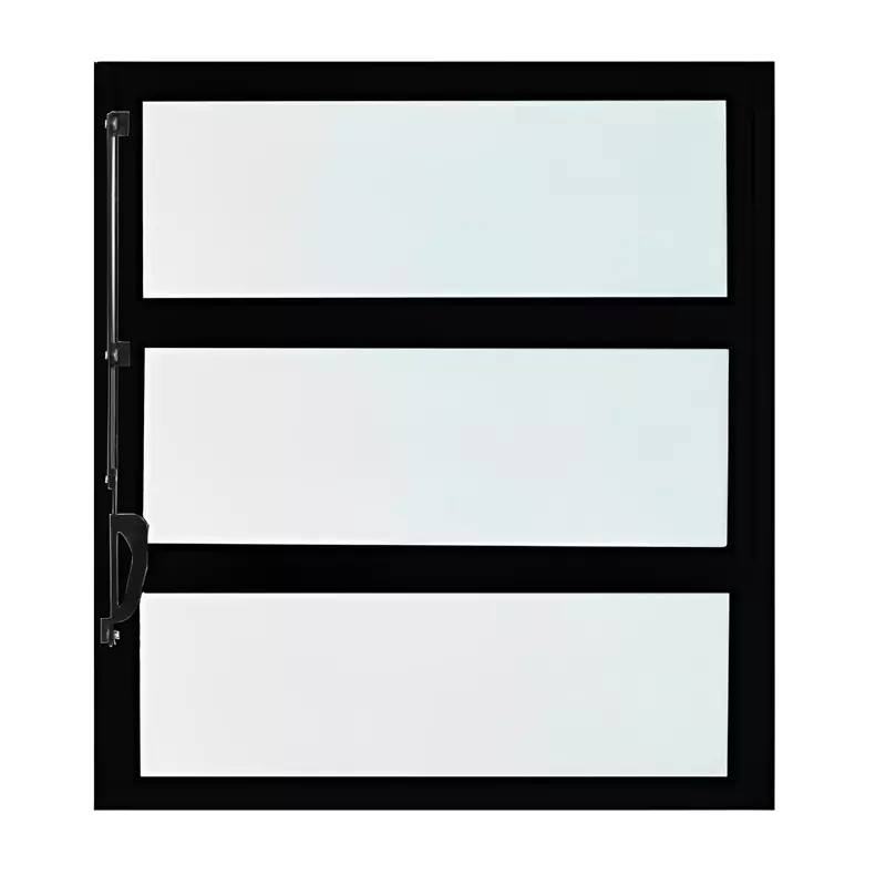 Janela de Alumínio Preto Vitro Basculante CMC Esquadrias Linha Modula - 0
