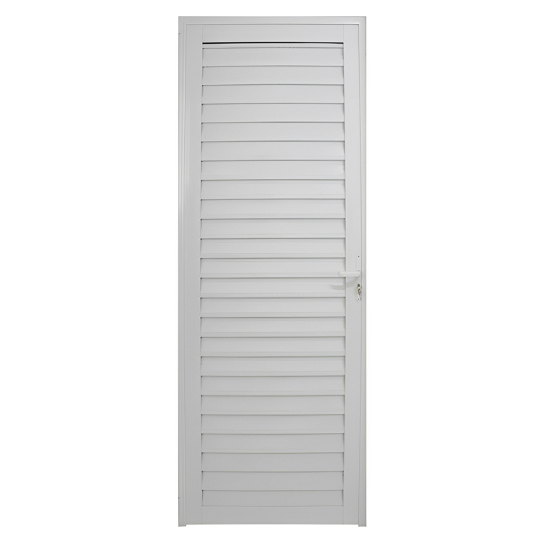 Porta de Alumínio Branco Palheta CMC Esquadrias Linha Modular - 2