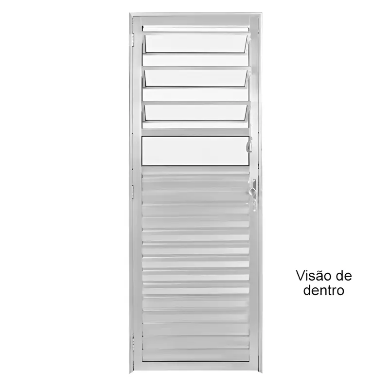 Porta de Alumínio Brilhante de Cozinha Basculante CMC Esquadrias Linh - 1