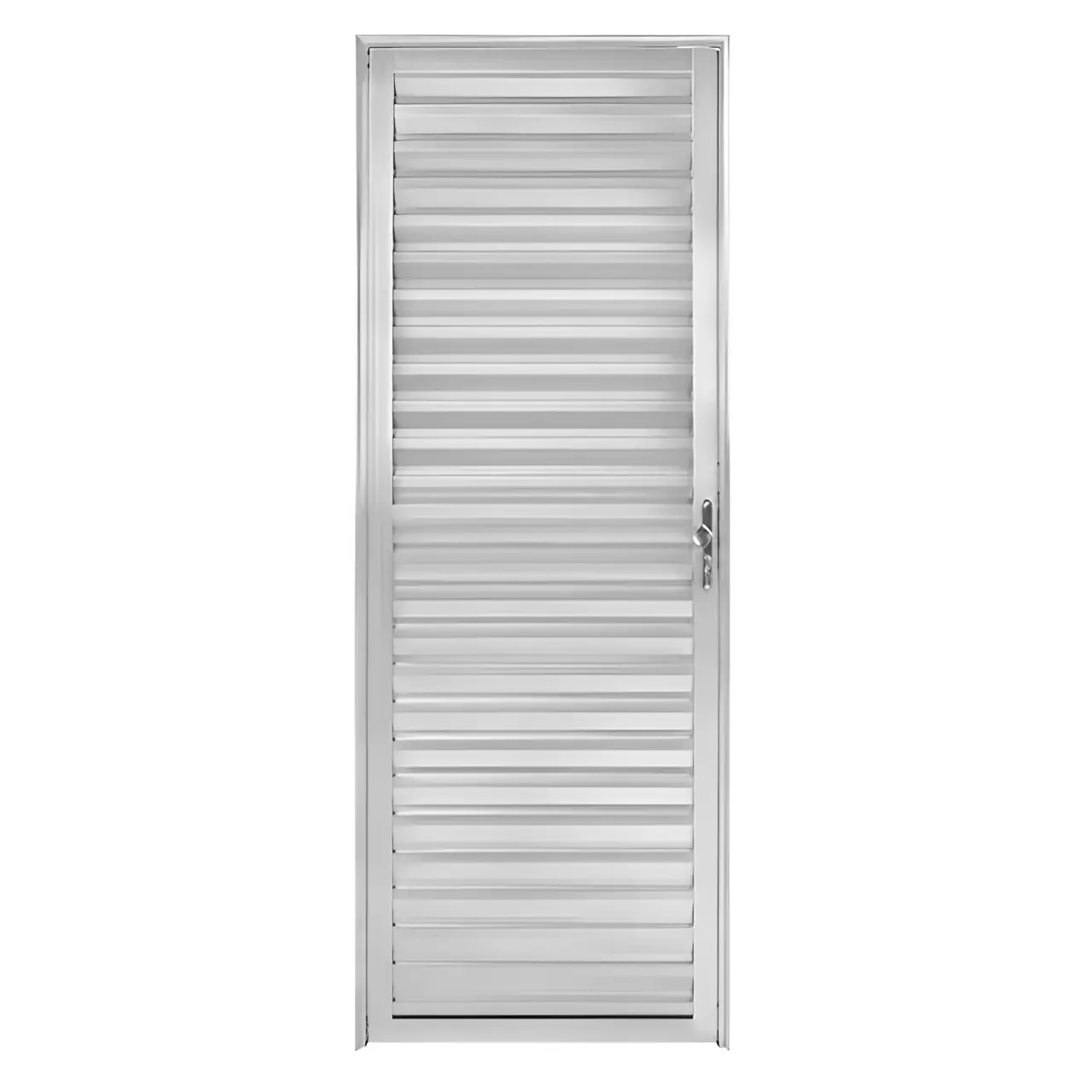 Porta de Alumínio Brilhante Palheta CMC Esquadrias Linha Modular - 1