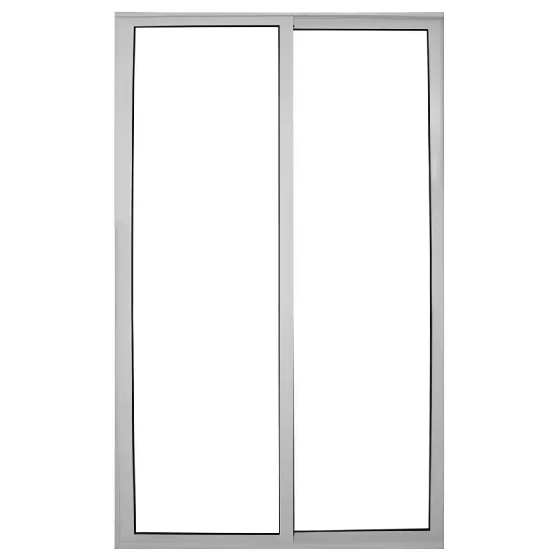 Porta de Sacada de Correr de Alumínio Branco 2 Folhas Móveis CMC Esq - 1