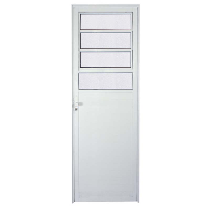 Porta Lambril de Alumínio Branco Basculante CMC Esquadrias Linha Classic