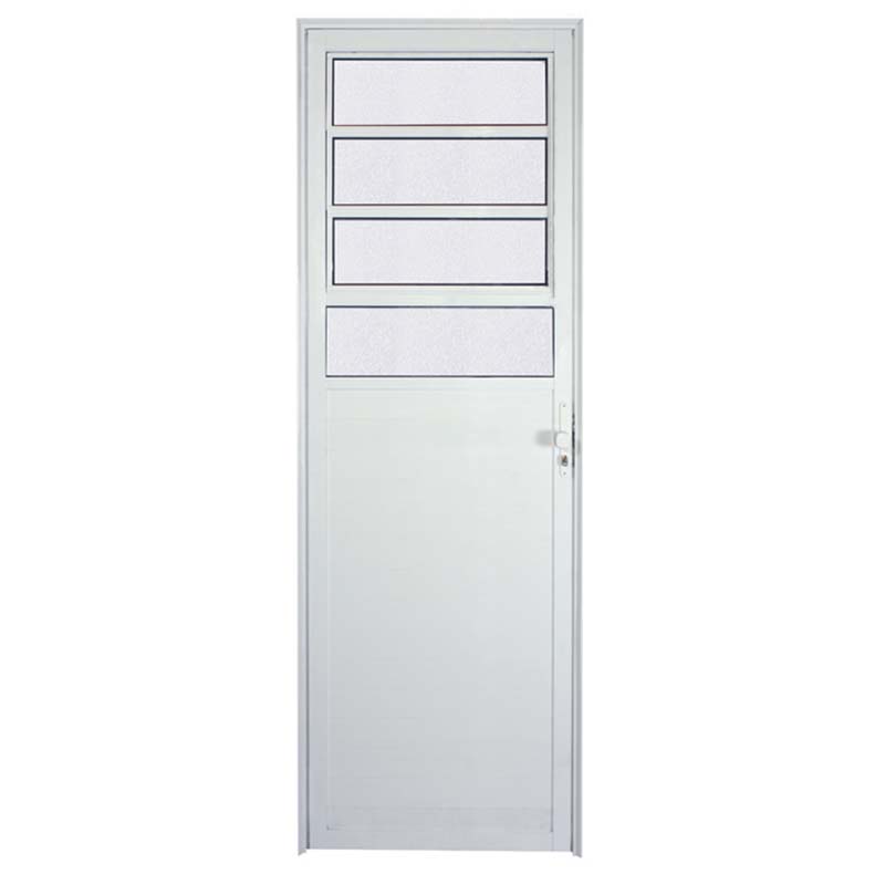 Porta Lambril de Alumínio Branco Basculante CMC Esquadrias Linha Clas - 1