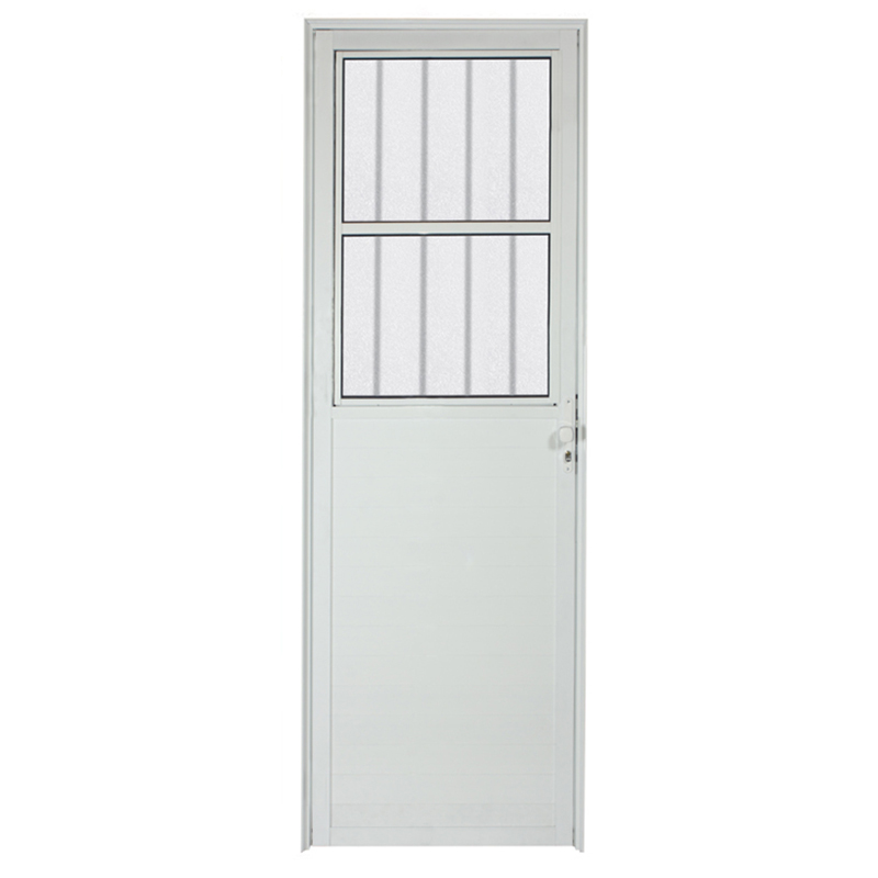 Porta Lambril de Alumínio Branco Social CMC Esquadrias Linha Classic - 1