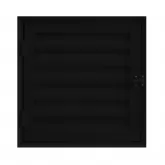 Alçapão Ventilado de Alumínio Preto CMC Esquadrias Linha Modular
