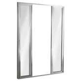 Porta de Sacada de Correr de Alumínio Brilhante 4 Folhas CMC Esquadrias Linha Classic