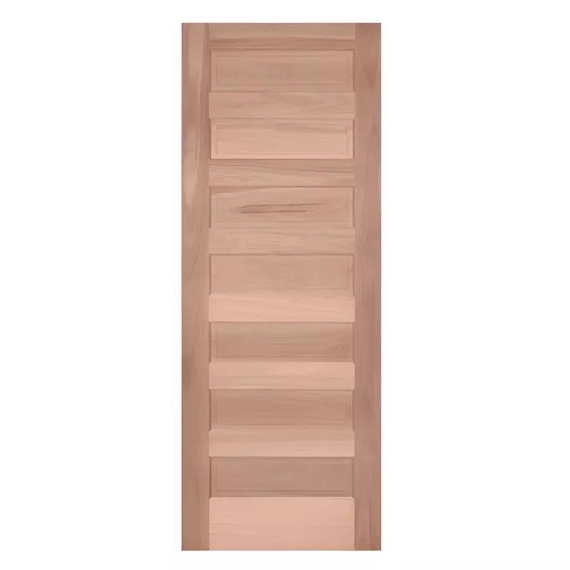 Folha de Porta de Madeira Maciça PE28 de Eucalipto Linha Gold Esel Es - 0