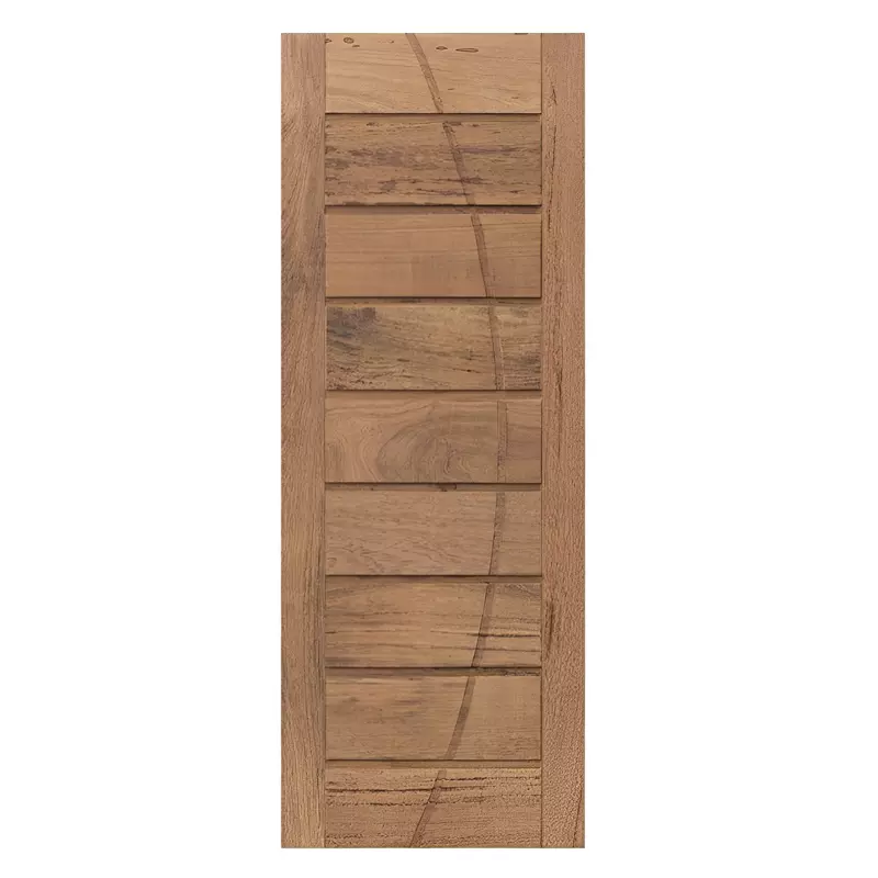 Folha de Porta de Madeira Maciça PE305 de Cedro Arana Linha Premium E - 0