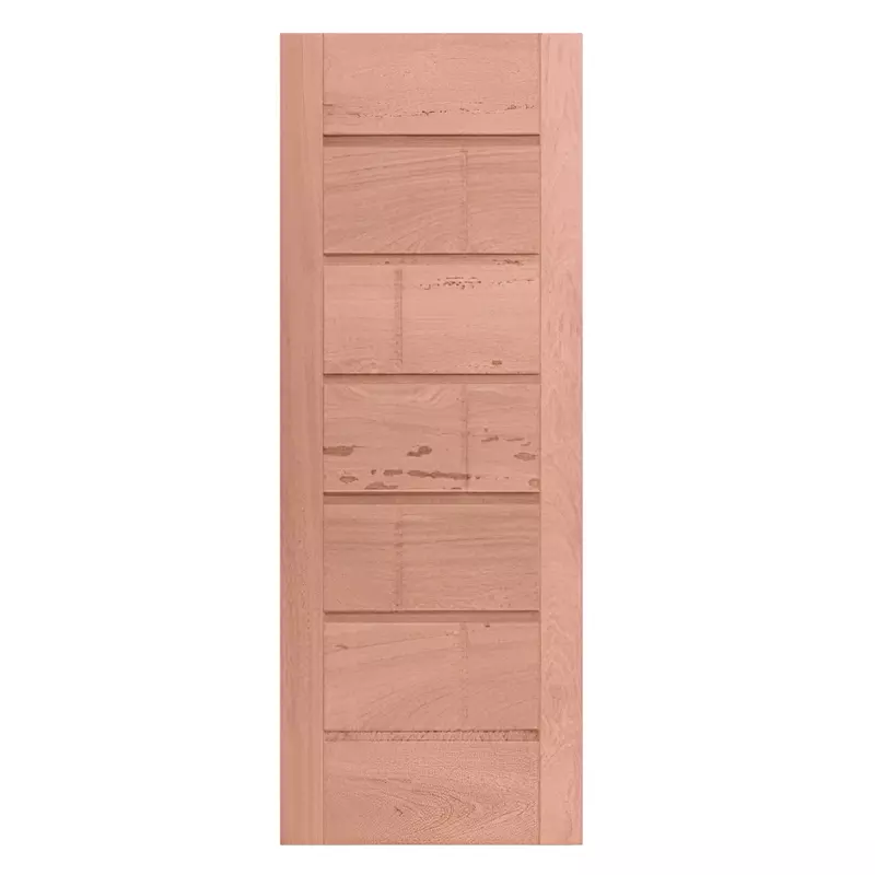 Folha de Porta de Madeira Maciça PE33 FR302 de Eucalipto Linha Gold E - 0