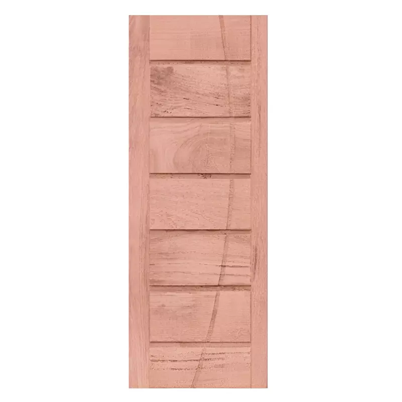Folha de Porta de Madeira Maciça PE33 FR305 de Eucalipto Linha Gold E - 0