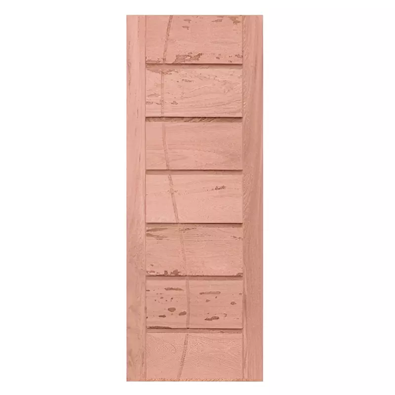 Folha de Porta de Madeira Maciça PE33 FR306 de Eucalipto Linha Gold E - 0