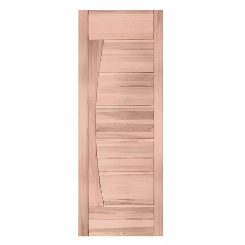 Folha de Porta de Madeira Maciça PE50 de Eucalipto Linha Gold Esel Es - 0