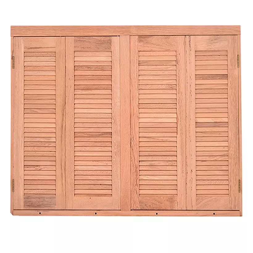 Janela de Madeira Vitro de Correr Quadriculado Com Veneziana Pantográ - 3