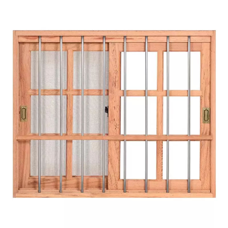 Janela de Madeira Vitro de Correr Quadriculado Grade e Tela Mosquiteir - 0