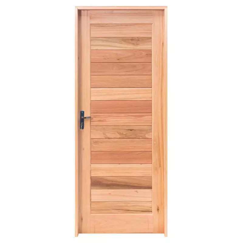 Porta de Madeira Maciça PE31 de Eucalipto Batentes de 12 CM Linha - 0