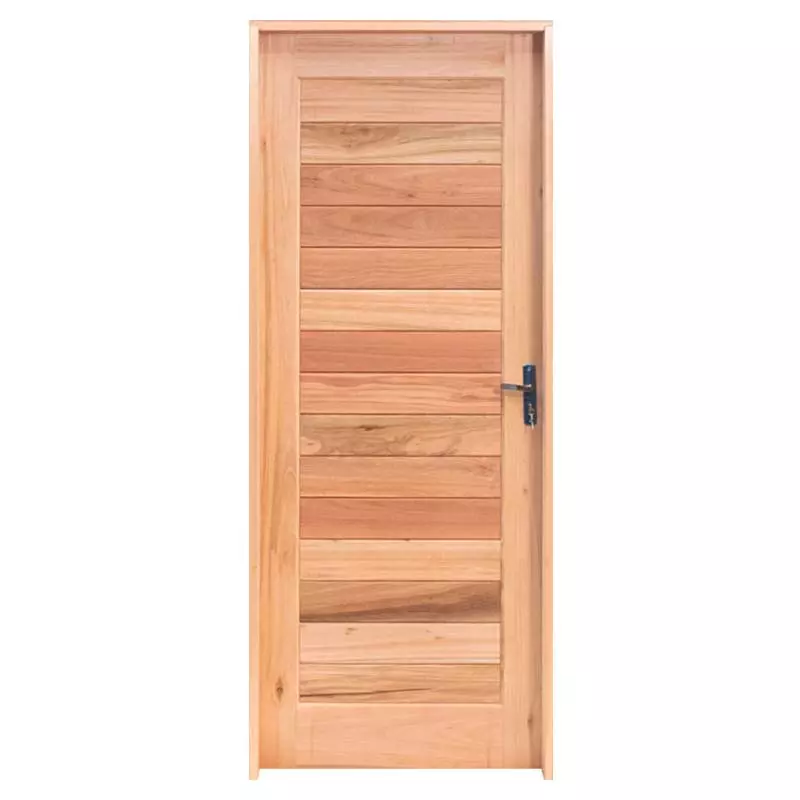 Porta de Madeira Maciça PE31 de Eucalipto Batentes de 12 CM Linha - 1