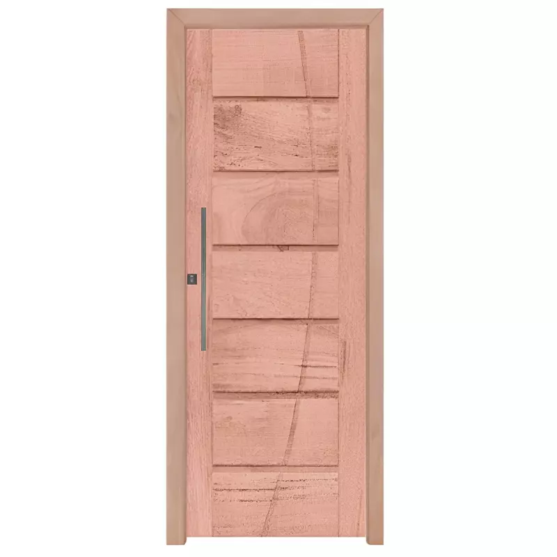 Porta Pivotante de Madeira Maciça PE33 FR305 de Eucalipto Batentes de - 0