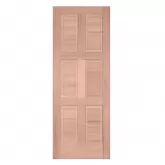 Folha de Porta de Madeira Maciça PE47 de Eucalipto Linha Gold Esel Esquadrias