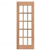 Folha de Porta de Madeira Maciça PE15Q de Eucalipto Linha Gold Esel Esquadrias