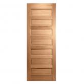 Folha de Porta de Madeira Maciça PE28 de Cedro Arana Linha Gold Esel Esquadrias