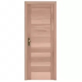 Porta de Madeira Maciça PE28 de Eucalipto Batentes de 12 CM Linha Gold Esel Esquadrias