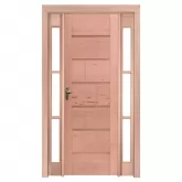Porta de Madeira Maciça PE33 FR302 Com Batente Duplo de 12 CM Linha Gold de Eucalipto Esel Esquadrias