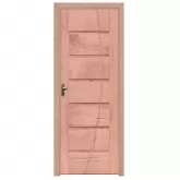 Porta de Madeira Maciça PE33 FR305 de Eucalipto Batentes de 12 CM Linha Gold Esel Esquadrias