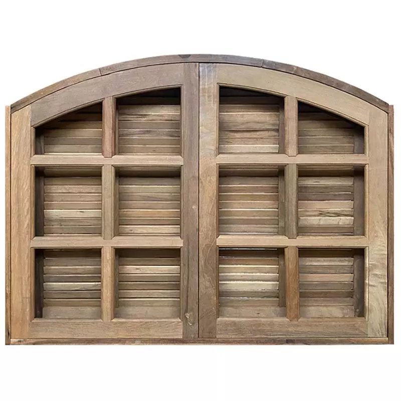 Janela de Abrir / Abrir em Arco de Madeira Itaúba Batentes de 14 CM Esquadrias Longo