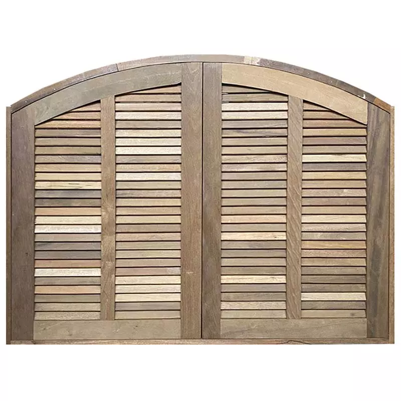 Janela de Abrir / Abrir em Arco de Madeira Itaúba Batentes de 14 CM E - 1