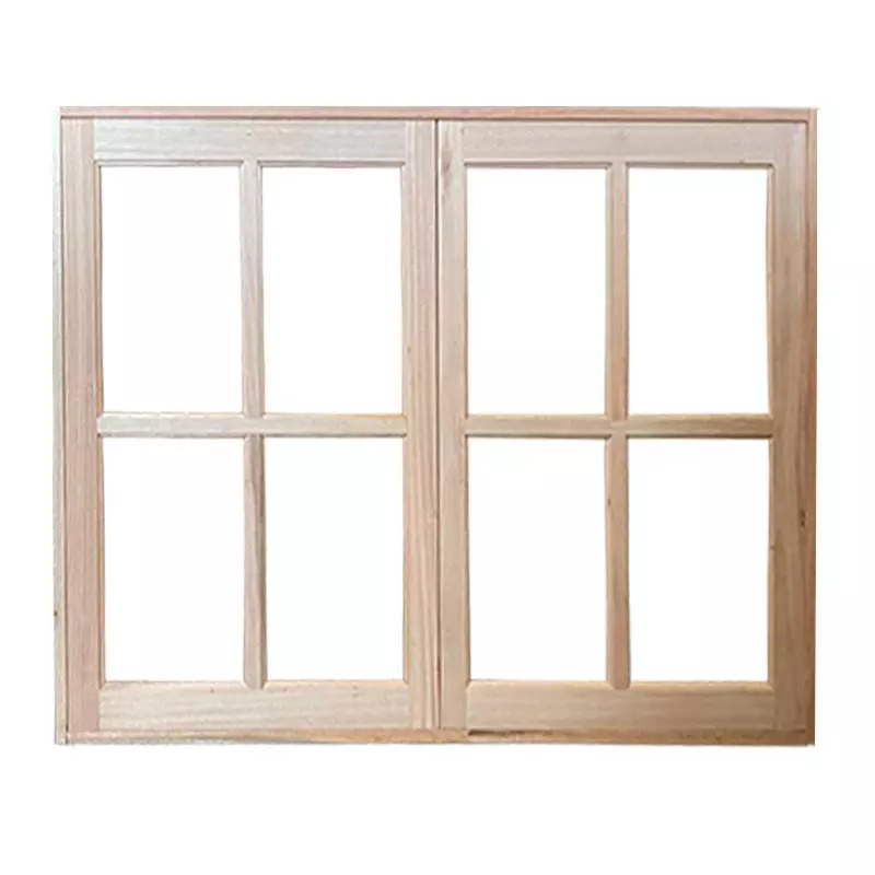 Janela de Madeira Vitro de Abrir Reto Padrão Cedro Batentes de 14 CM - - 0