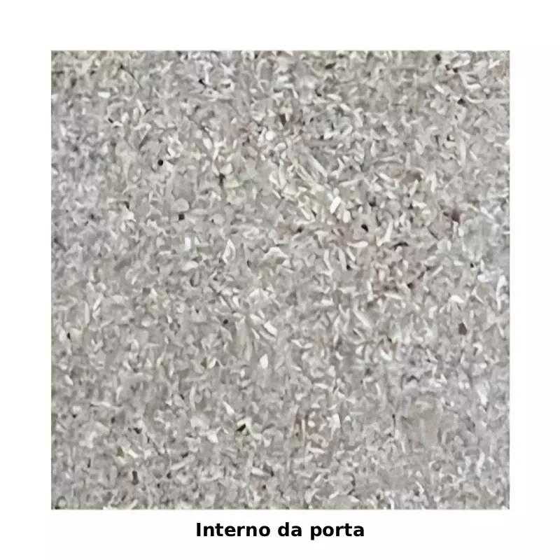 Kit Porta Pronta Sólida Branco Fosco UV Batente Regulável de 9 até - 5