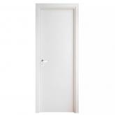 Kit Porta Pronta Sólida Branco Fosco UV Batente Regulável de 9 até 13 CM com Fechadura Externa e Guarnição Fabriportas