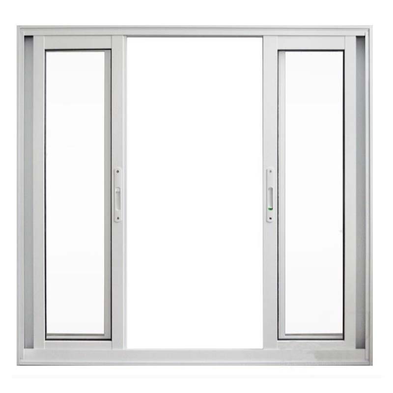 Janela de Alumínio Branco Vitro de Correr 4 Folhas Suprema Sem Grade - 1