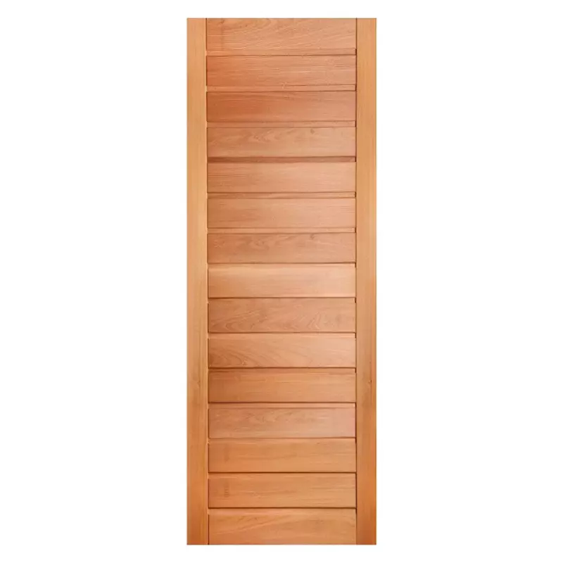 Folha de Porta de Madeira Maciça AD01 de Tauari Mapaf - 0
